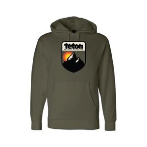 Teton Gravity Hoodie Green Small